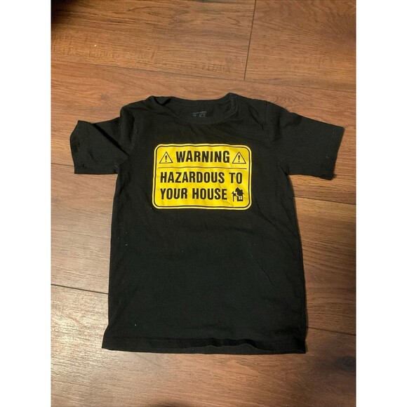 Childrens place 5 t shirt funny hazard to house shirt toddler - Picture 1 of 3